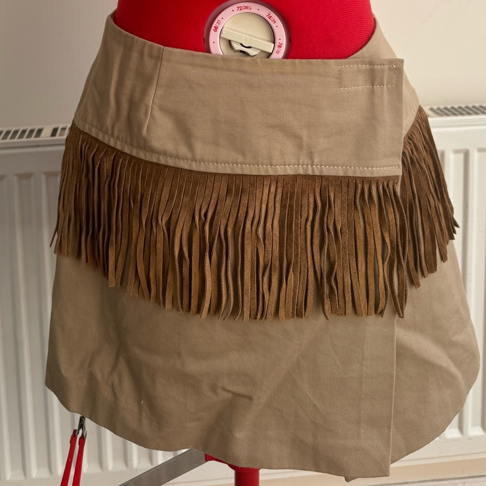 Fringe Dolce and Gabbana Western Skirt